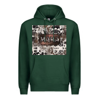 Sports Green mama cowhide cowgirl Premium Hoodie - CowGirlArtShop