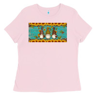 Bubblegum Pink coffee gnomes Ladies Tee - Artiststas