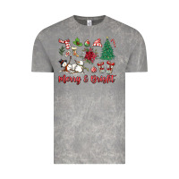 Cloud Rock merry bright Vintage Tee - MaliasSmallBusiness