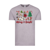 Vintage Zinc merry bright Vintage Tee - MaliasSmallBusiness