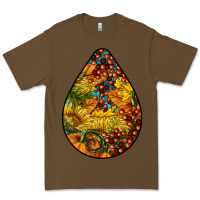 Cacao Fall Teardrop Premium Tee - LillyAllenDesigns