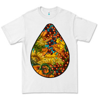 White Fall Teardrop Premium Tee - LillyAllenDesigns