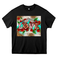 Black love birds and love with ross Heavy Core Tee - AdoDesignShop