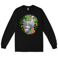 Black brahma chicken christmas Long Sleeve Tee - LillyAllenDesigns