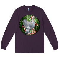 Plum brahma chicken christmas Long Sleeve Tee - LillyAllenDesigns