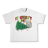 Lunar Rock it wasn't me! christmas cat Urban Heavy Tee - MaliasSmallBusiness