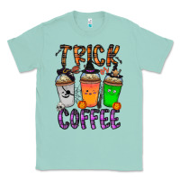 Seafoam trick or coffee Classic Tee - CowhideDigitalArt