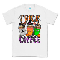 White trick or coffee Classic Tee - CowhideDigitalArt