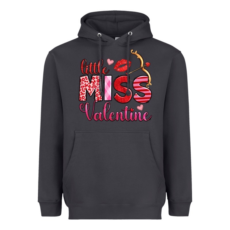 Little Miss Valentine Heavyweight Hoodie by OliviaCreatesArt | Teevron