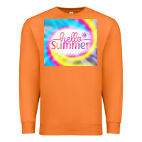 Carrot Hello Summer Tie Dye Tumbler Premium Sweatshirt - CowCowDesign