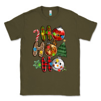 Army Green ho ho ho with Classic Tee - MaliasSmallBusiness