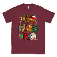 Burgundy ho ho ho with Classic Tee - MaliasSmallBusiness