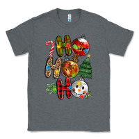 Charcoal Heather ho ho ho with Classic Tee - MaliasSmallBusiness