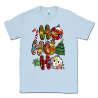 Dusty Blue ho ho ho with Classic Tee - MaliasSmallBusiness