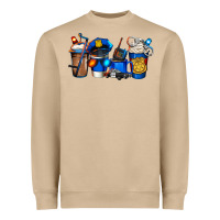 Mushroom police coffee Heavyweight Sweatshirt - Jasminsmagicworld