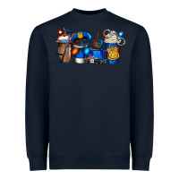 Navy police coffee Heavyweight Sweatshirt - Jasminsmagicworld