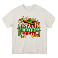 Cream national hispanic heritage month Heavy Core Tee - BundleAndBundleShop