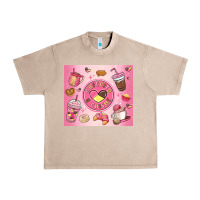 French Oak cafecito y chisme Urban Heavy Tee - MaliasSmallBusiness