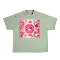 Oil Green cafecito y chisme Urban Heavy Tee - MaliasSmallBusiness