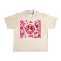 Sandshell cafecito y chisme Urban Heavy Tee - MaliasSmallBusiness