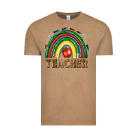 Vintage Coffee rainbow teacher Vintage Tee - NancyCooperArtShop