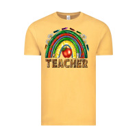 Vintage Mustard rainbow teacher Vintage Tee - NancyCooperArtShop