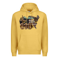 Antique Gold One nation under god 4th of july Premium Hoodie - HowdyJamesFarm