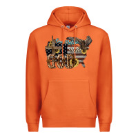 One Nation Under God 4th Of July Premium Hoodie | Teevron