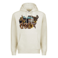 Oatmeal Heather One nation under god 4th of july Premium Hoodie - HowdyJamesFarm