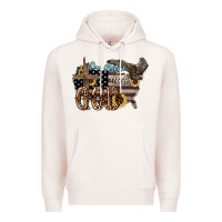 Pale Pink One nation under god 4th of july Premium Hoodie - HowdyJamesFarm
