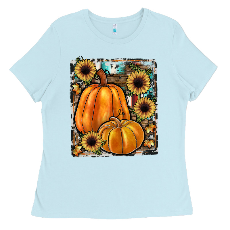 Sunflowers, Pumpkin, Cowhide, Serape Ladies Tee by JahusDesignShop | Teevron