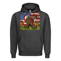 Charcoal Heather Army Veteran Boots Christmas Tumbler 4th of july Zipper Hoodie - HowdyJamesFarm