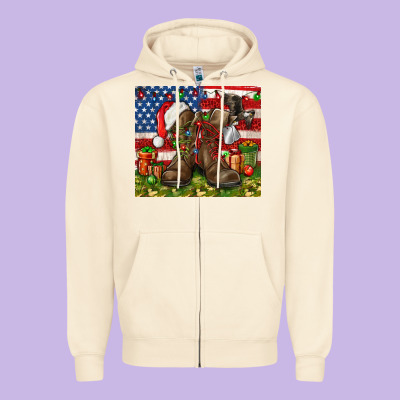 Army Veteran Boots Christmas Tumbler 4th Of July Zipper Hoodie Designed By Howdyjamesfarm