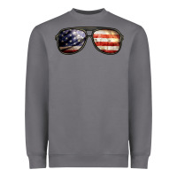 Storm amerıcan flag glasses Heavyweight Sweatshirt - BarkalooDesign