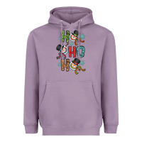 Lavender ho ho ho Heavyweight Hoodie - OliviaCreatesArt