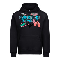 Black Western Respiratory Therapist Life Urban Hoodie - LillyAllenDesigns