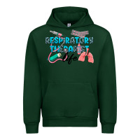 Forest Green Western Respiratory Therapist Life Urban Hoodie - LillyAllenDesigns