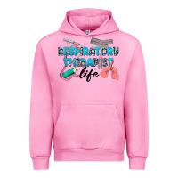 Fuchsia Pink Western Respiratory Therapist Life Urban Hoodie - LillyAllenDesigns