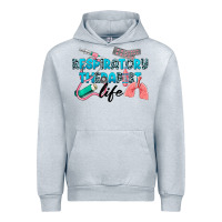 Heather Grey Western Respiratory Therapist Life Urban Hoodie - LillyAllenDesigns