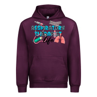 Mauve Wine Western Respiratory Therapist Life Urban Hoodie - LillyAllenDesigns