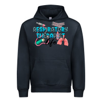 Navy Western Respiratory Therapist Life Urban Hoodie - LillyAllenDesigns