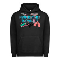 Pigment Black Western Respiratory Therapist Life Urban Hoodie - LillyAllenDesigns