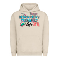Pigment French Oak Western Respiratory Therapist Life Urban Hoodie - LillyAllenDesigns