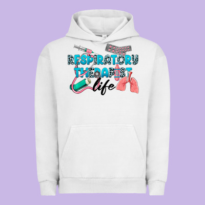 Western Respiratory Therapist Life Urban Hoodie Designed By Lillyallendesigns