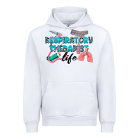 White Western Respiratory Therapist Life Urban Hoodie - LillyAllenDesigns