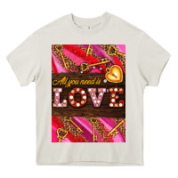 All You Need Is Love Heavy Core Tee | Teevron