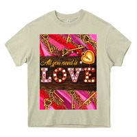 Mossy all you need is love Heavy Core Tee - AdoDesignShop