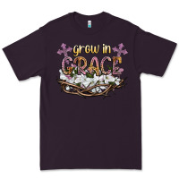 Plum grow in grace Premium Tee - NancyCooperArtShop