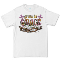 White grow in grace Premium Tee - NancyCooperArtShop