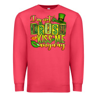 Cardinal St. Patrick's I am not irish kiss me anyway Premium Sweatshirt - OliviaCreatesArt